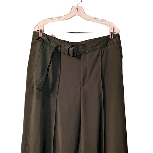 NWT Banana Republic High Rise Belted Wide Leg Trouser Pants 14 Long - Picture 12 of 13